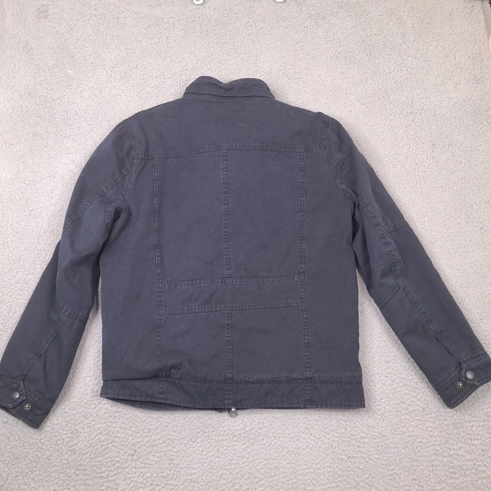 Levis Jacket Mens Small‎ Navy Blue Sherpa Lined Utility Grunge (Zipper Broken)